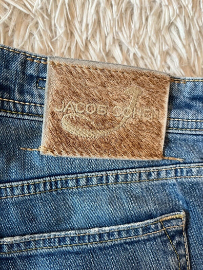 Jacob Cohen Blue Jeans Men Size 36 Regular Fit Straight Leg Denim J688 BARD