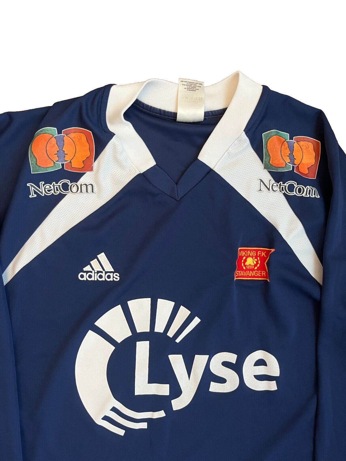 Viking Stavanger Jersey 2002 Home Shirt Long Sleeve Football Adidas Size Men XL