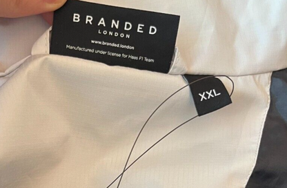 BNWT Haas F1 Formula Racing Team Rain Jacket Windbreaker Branded London Men 2XL