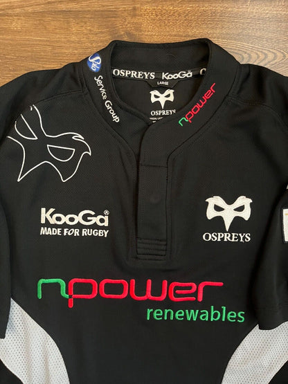 Ospreys Rugby 2007 2008 Home Shirt Jersey KooGa Size Men L