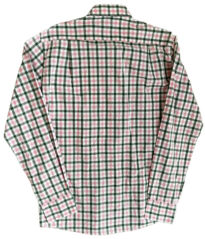 Barbour Button Up Shirt Regular Fit Checkered Cotton Long Sleeve Size Men M