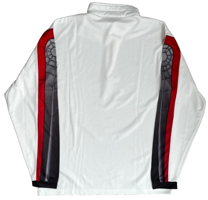 Spyder Men’s Activewear 1/4 Zip Pullover Sweater Shirt White Size Medium M