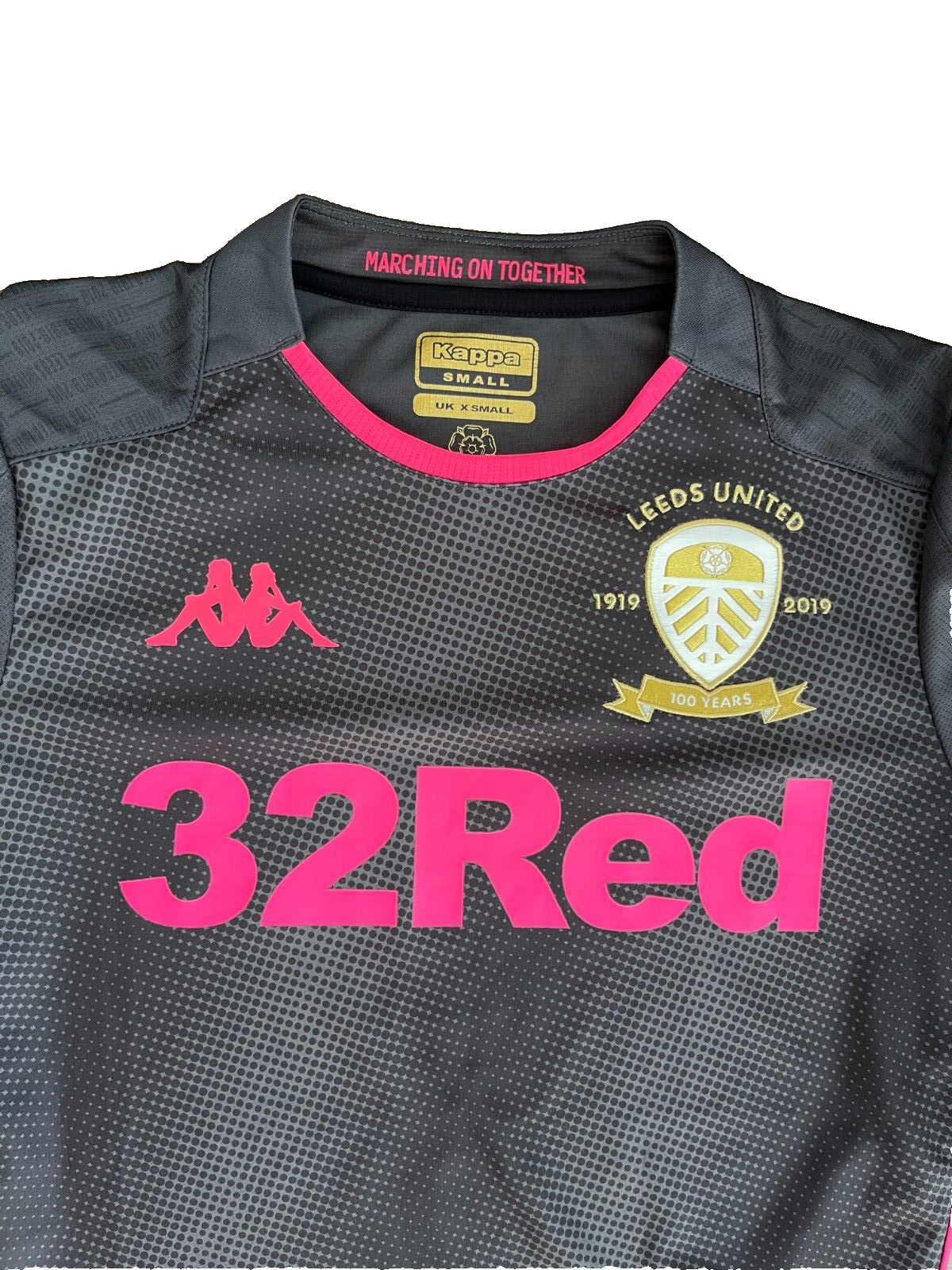 Leeds United Jersey 2019 2020 Away Shirt Kappa Football Size Men S