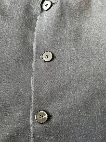 Ermenegildo Zegna High Performance Full Suit Blazer Pants Black Wool Men Size 52