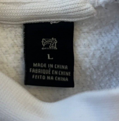 Scotch Soda Sweater Pullover White Cotton Blend Sweatshirt Men Size L