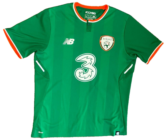 Republic Of Ireland Jersey 2017 Home Shirt Football New Balance Size Men M