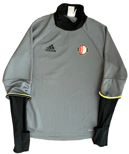 Feyenoord Sweat Football Training Pullover Drill Top Adidas Size Men M