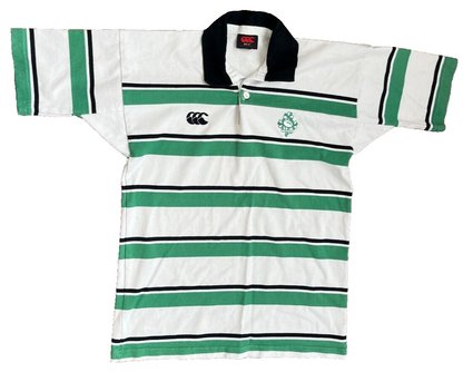 Vintage Ireland IRFU Rugby Jersey Training Polo Shirt Canterbury Size Men 12