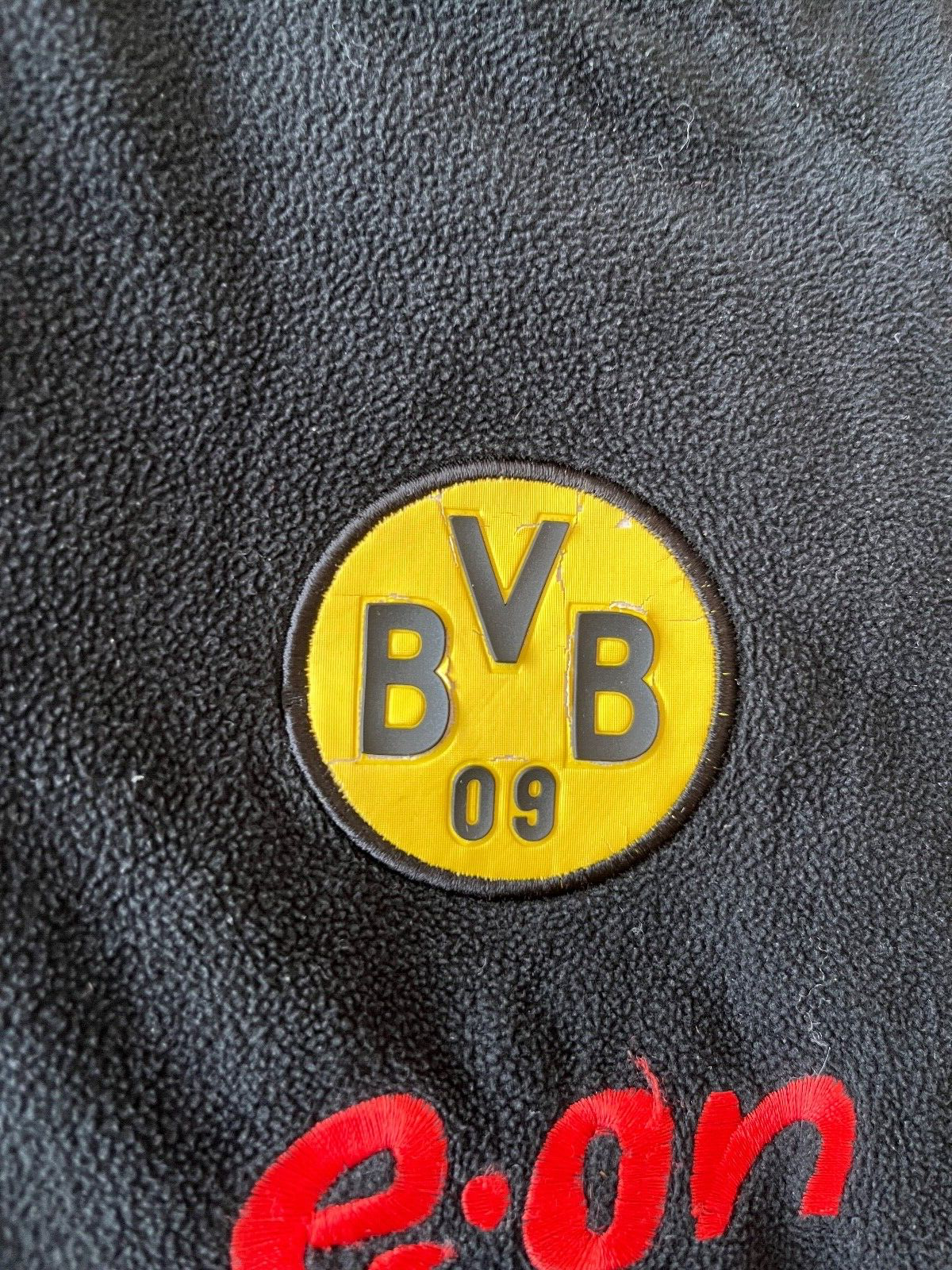 Vintage Borussia Dortmund Fleece Jacket Training Goool Football Size Men M