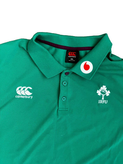 Ireland Rugby IRFU Polo Shirt Presentation Jersey Canterbury Size Men 3XL