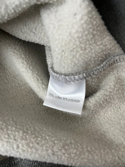 New York Yankees Sweater Mens M Gray Majestic Athletic Pullover MLB Logo