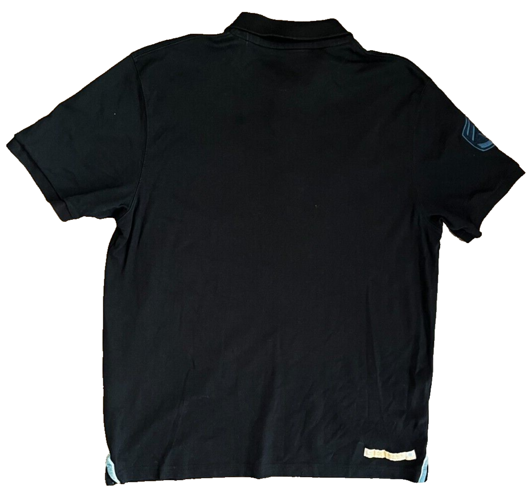 La Martina Buenos Aires Polo Shirt Embroidered Navy Cotton Size Men 5XL