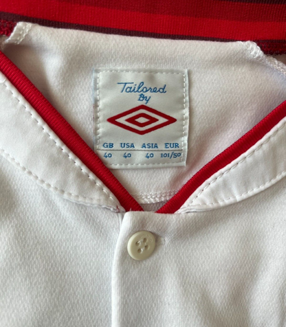 England Football Jersey Home Shirt 2012 Euro Umbro Size Men 40 Medium