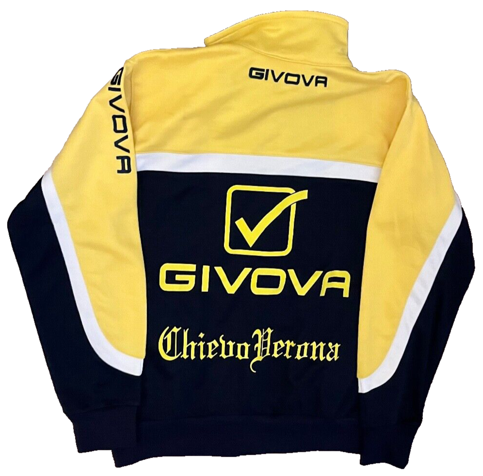 Vintage Chievo Verona Football Training Jacket Soccer Givova Men Size XS