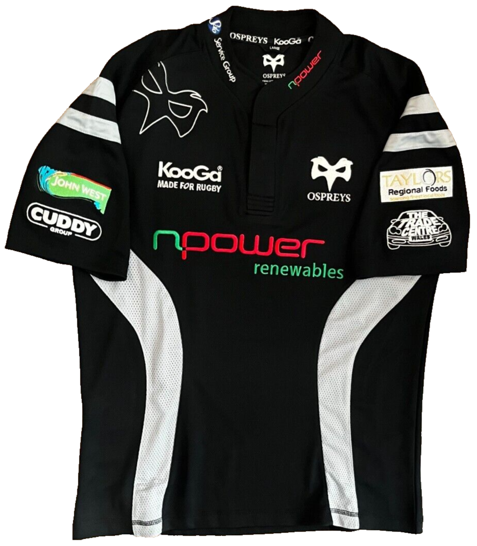 Ospreys Rugby 2007 2008 Home Shirt Jersey KooGa Size Men L