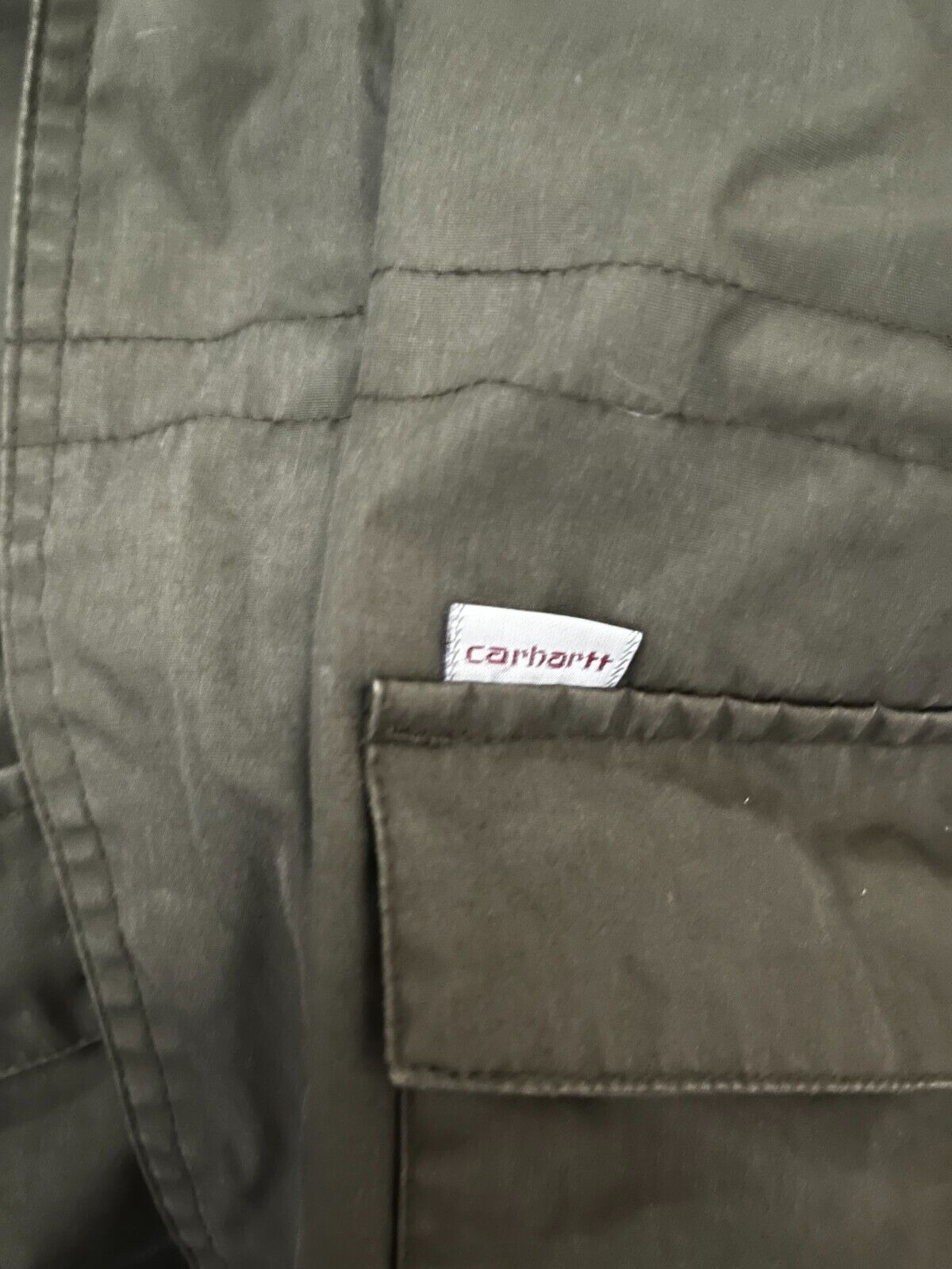 Carhartt WIP Battle Parka Jacket Hooded Women Size XS