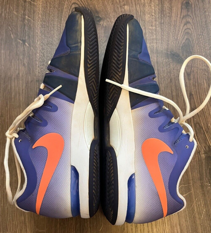 Nike Air Zoom Vapor 9.5 Tour Tennis Shoes Blue Orange Federer Size Men 42.5