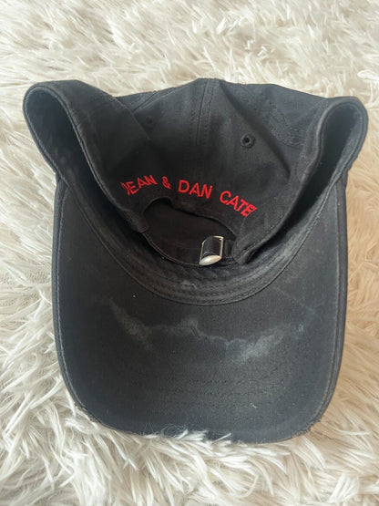 Dsquared2 Distressed Official Dad Cap Strap Back Printed Baseball Hat