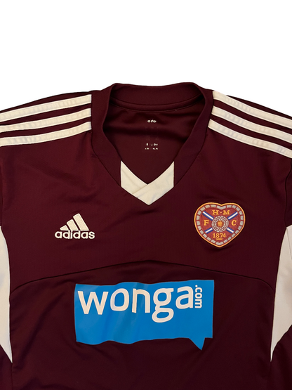 Heart of Midlothian Jersey 2013 2014 Home Shirt Adidas Football Size Men L