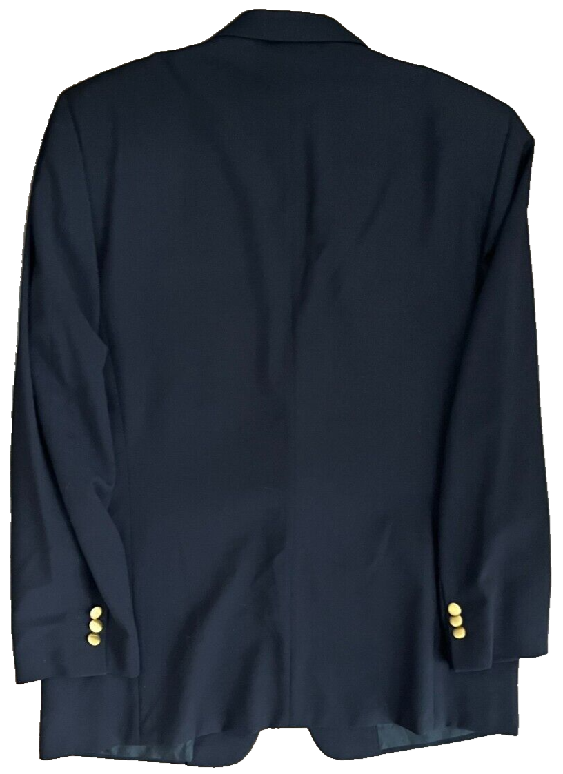 Pal Zileri Navy Suit Jacket Blazer Virgin Wool Size 52R