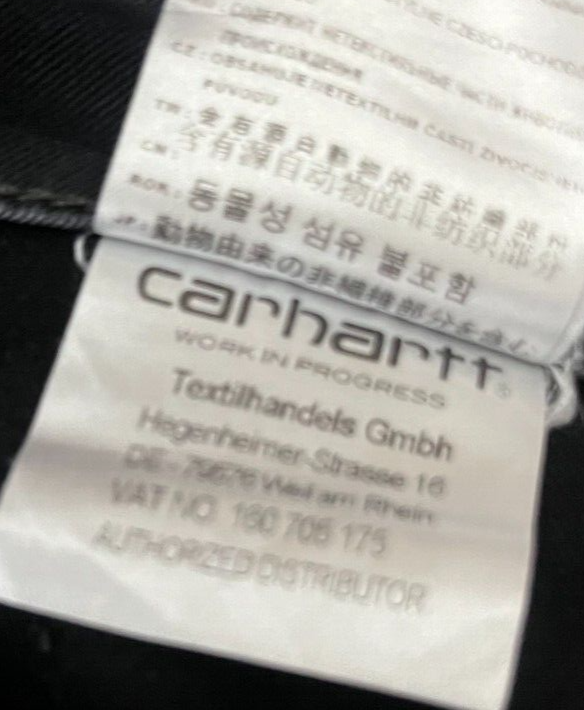 Carhartt WIP Gray Trousers Mens Size 30x32 Vicious Pants Trousers