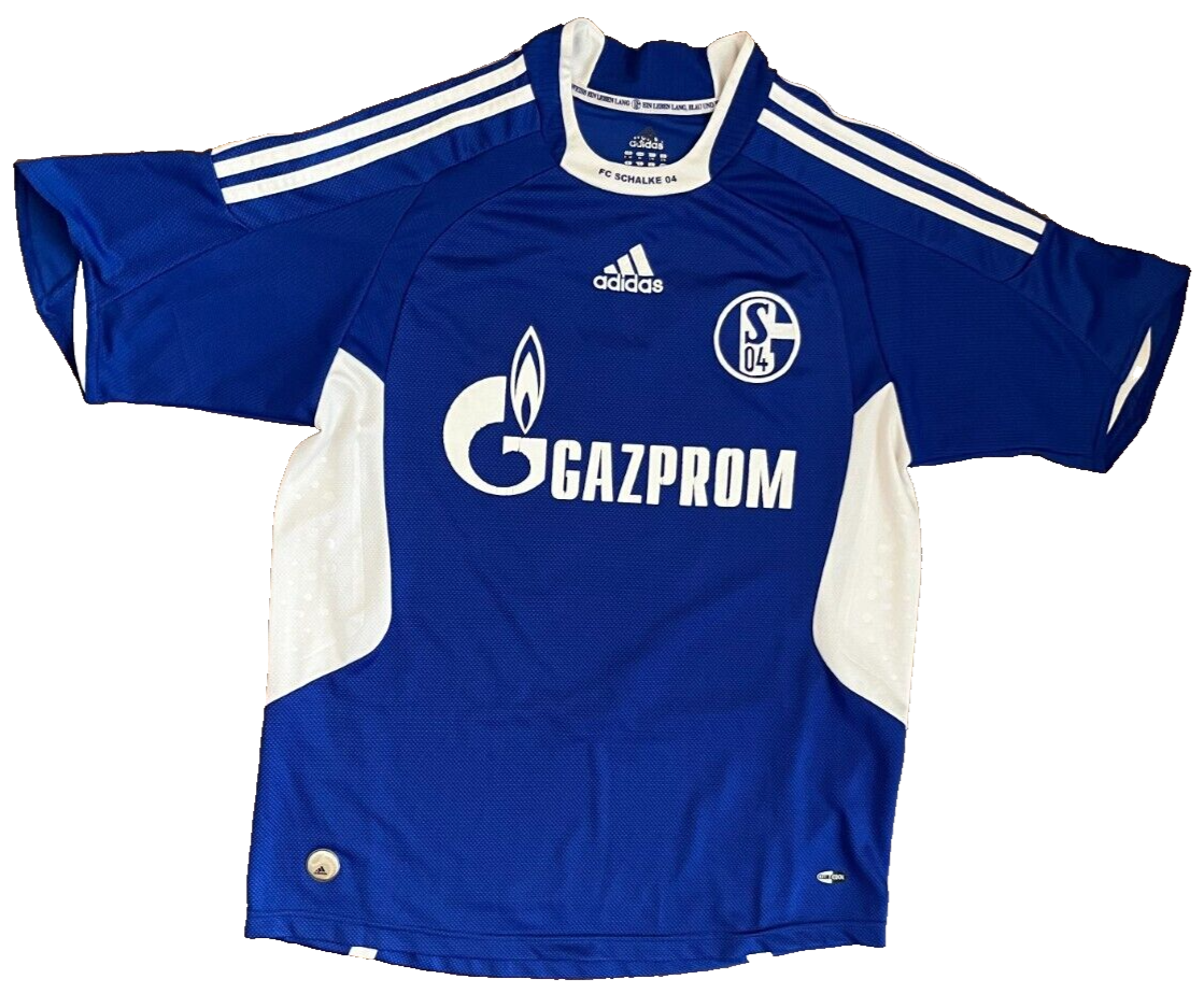 Schalke 04 2008 2009 2010 Home Shirt Jersey Adidas Camiseta Size Youth XL