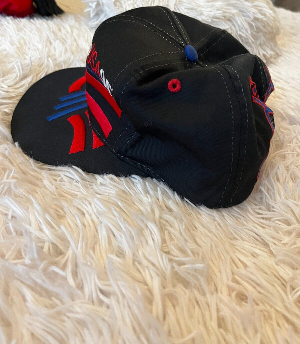 Vintage FIFA World Cup 1994 Hat Cap Adidas Snapback 90's Black