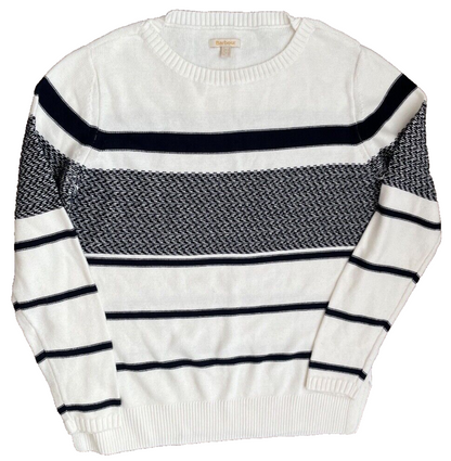 Barbour Paddle Knit Sweatshirt Sweater Cotton Size Women 38