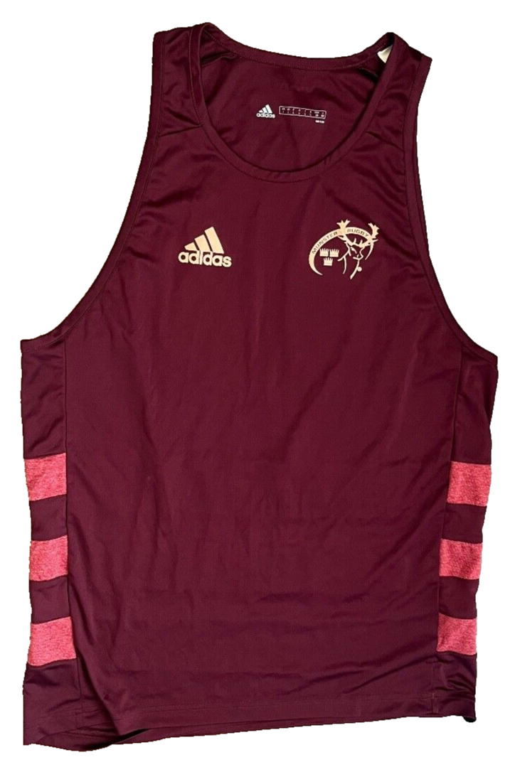 Munster Rugby Jersey 2020 Training Shirt Sleeveless Adidas Size Men L