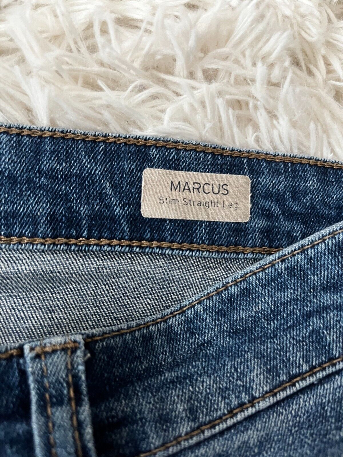 Mavi Jeans Blue Mens Marcus Slim Straight Leg Denim Pants CHECK MEASURMENTS