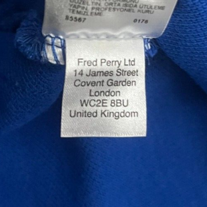Fred Perry Bradley Wiggins Polo Shirt Cycling 1/4 Zip Size M Made in Portugal