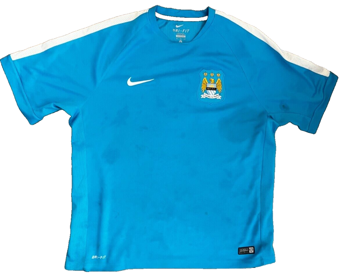 Manchester City 2014 2015 Training Shirt Jersey Nike Size Men XL