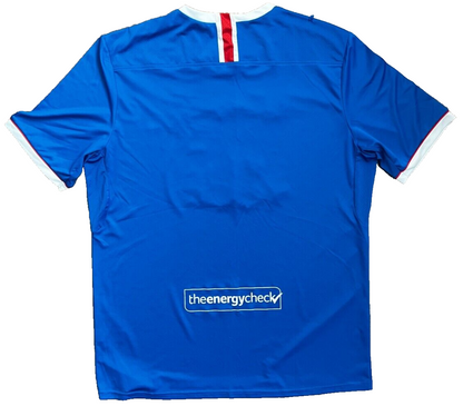 Glasgow Rangers Jersey 2020 2021 Champions Shirt Castore Size Men XXL