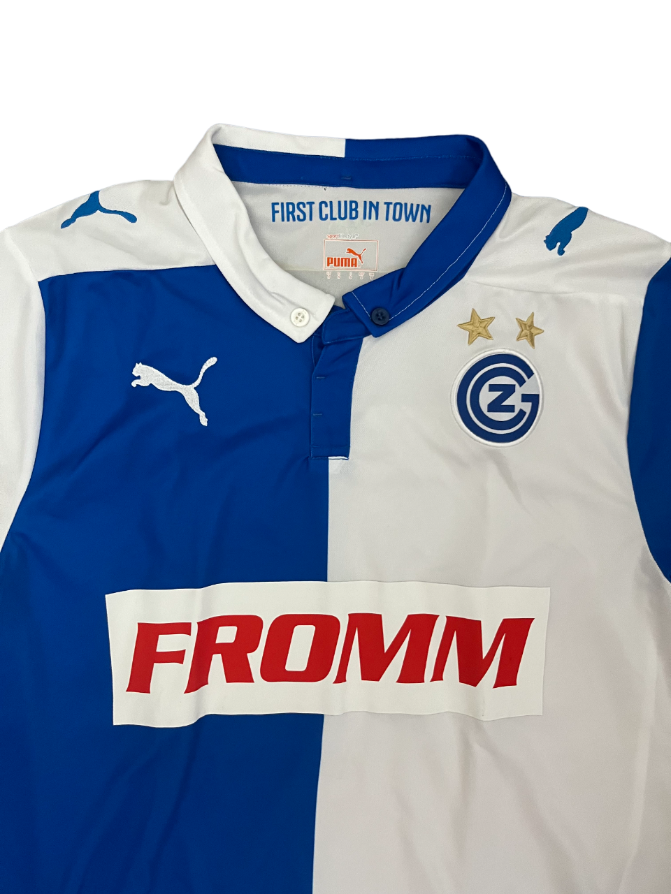 Grasshopper Zurich 2014 2015 Home Shirt Jersey Puma Camiseta Trikot Mailot S