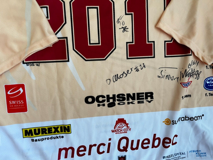 SIGNED Swiss Eastern Selects Jersey All Stars 2017 Shirt Ochsner Hockey Size L