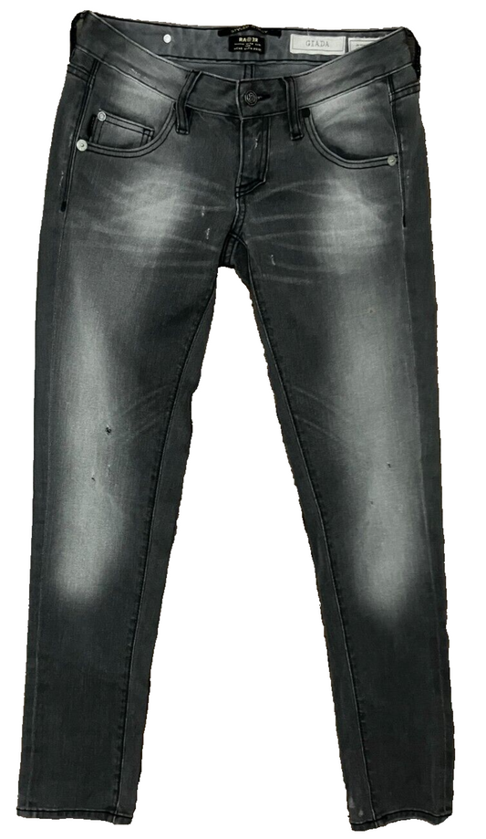 Rag Recycle Ra-Re Women Giada Stretch Cotton Jeans Size 27