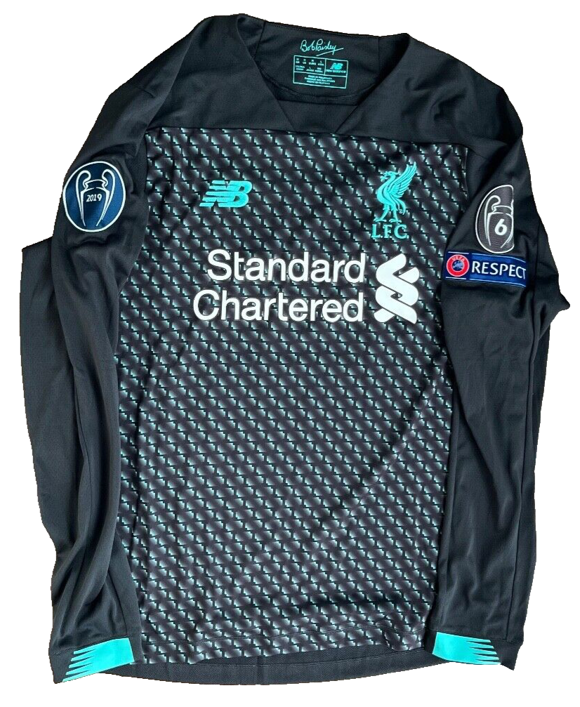 Liverpool Jersey 2019 2020 Third Shirt New Balance UCL Long Sleeve Size Men M