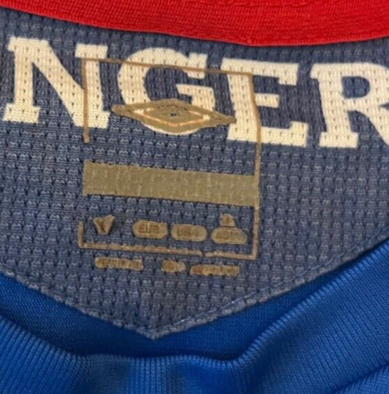 Glasgow Rangers Jersey 2006 2007 Home Shirt Umbro Football Soccer Size Men L