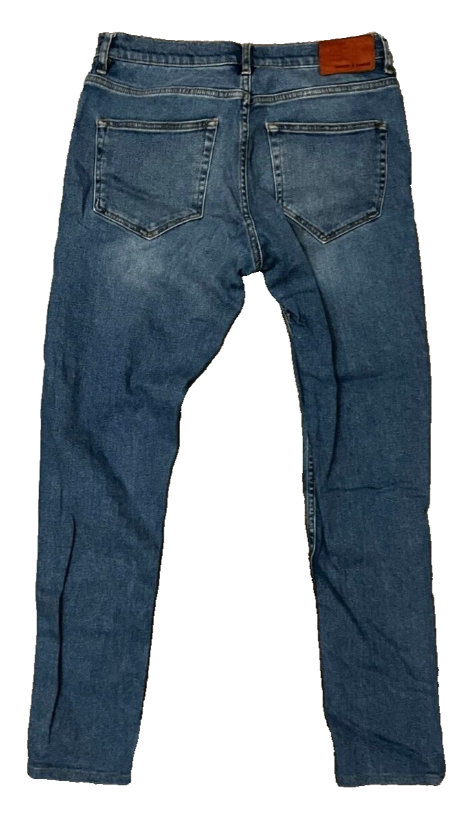 Samsoe Kobenhaven Blue Ripped Jeans Style Stefan Jean Men Pants Vaqueros
