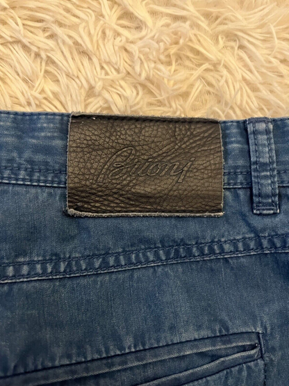 Brioni Jean Pants Trousers Sunset Jeans Size Men 40 Blue Made in Italy