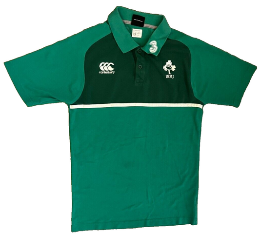 IRFU Ireland Rugby Jersey Polo Shirt Canterbury Size Men S