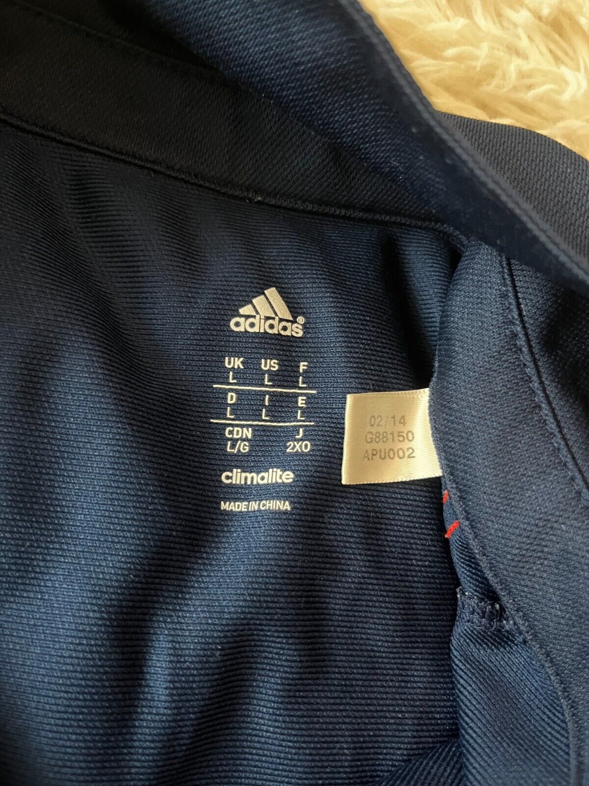 Scotland Football Training Polo Shirt Jersey Adidas Camiseta Size Men L