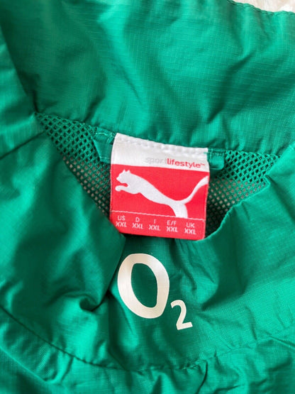 Ireland Rugby IRFU Windbreaker Jacket Training Puma Size Men XXL