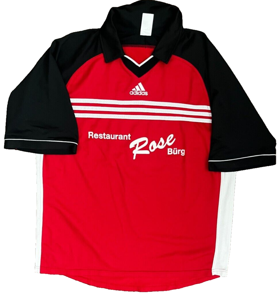 Vintage Adidas 90s Template Football Shirt Jersey Camiseta Trikot Mailot Size L