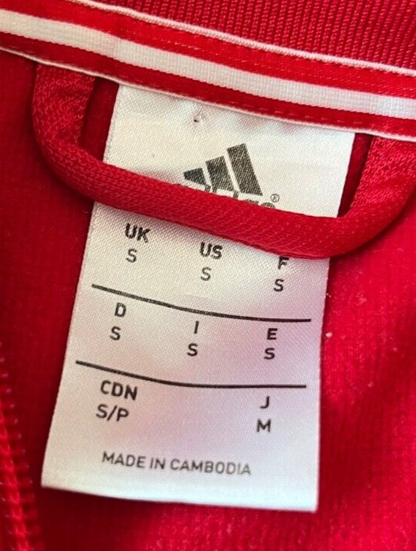 Manchester United Track Jacket 2016 2017 Training Adidas Football Size Men S