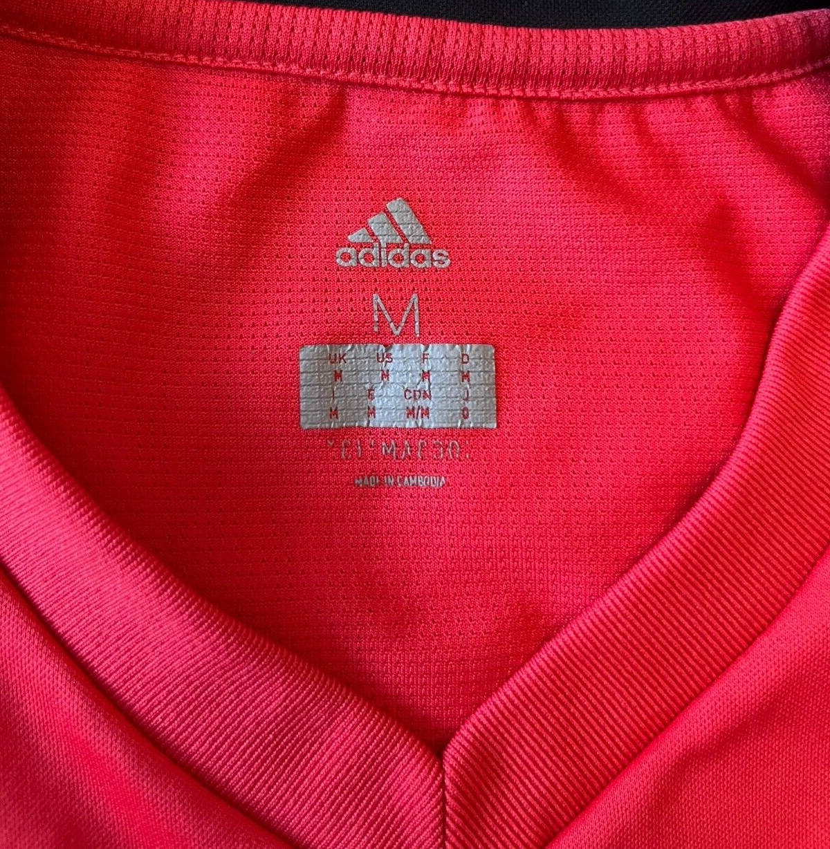 Manchester United Jersey 2018 2019 Training Shirt Football Adidas Size Men M
