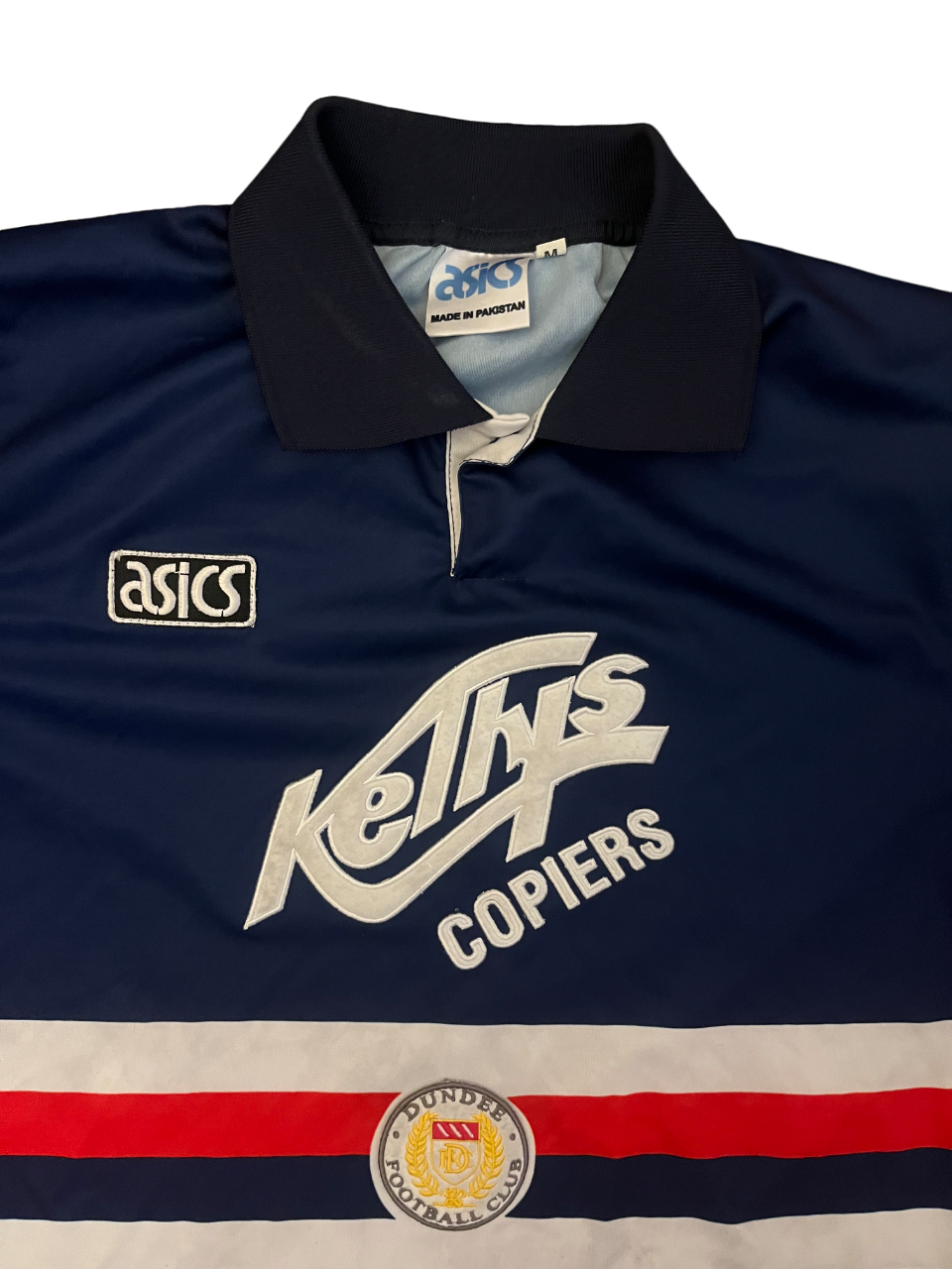 Vintage Dundee FC Jersey 1992 1993 Home Shirt Asics Football Size Men M