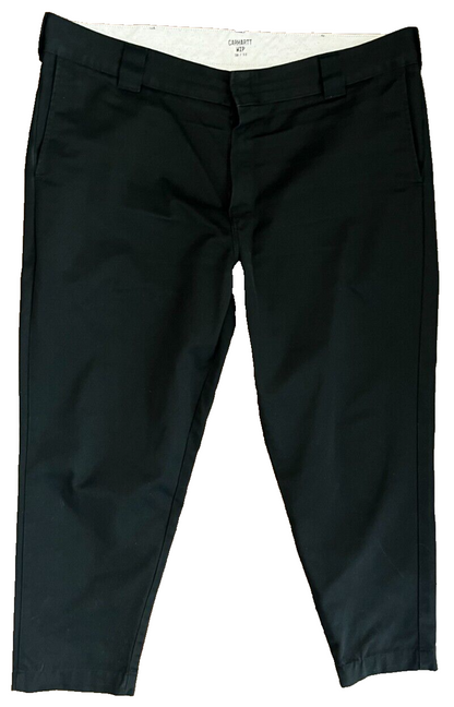 Carhartt Master Pant Tappered Trousers Black Men 38x32 Chino Pants