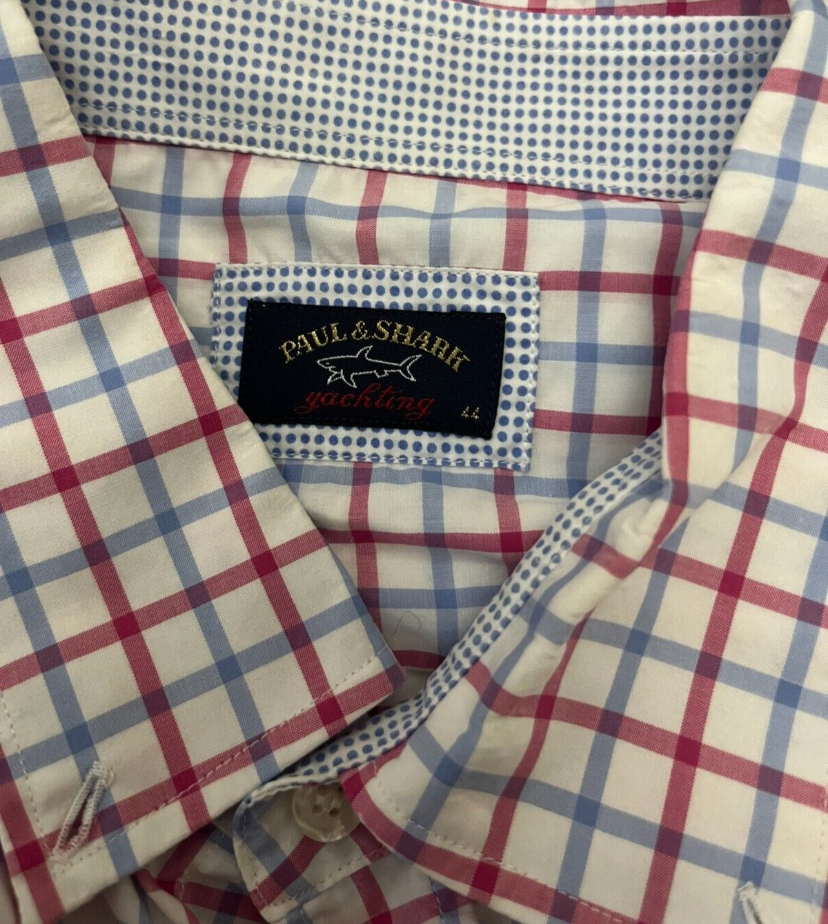 Paul Shark Button Up Shirt Cotton Men Size 44