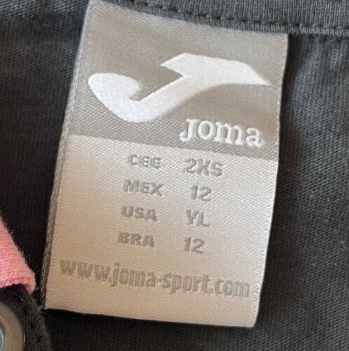 BNWT Palermo Jersey Polo Shirt Training Joma Football Soccer Size Youth L